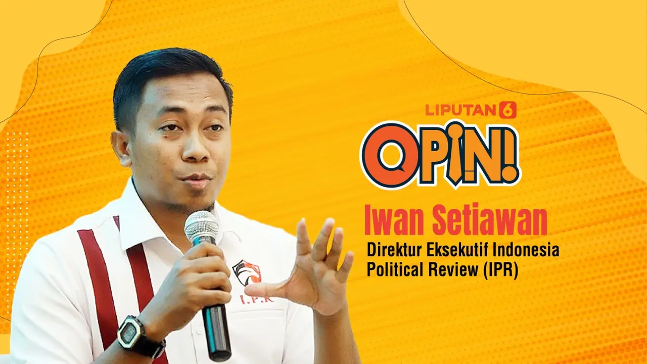 Iwan Setiawan Direktur Eksekutif Indonesia Political Review (IPR)