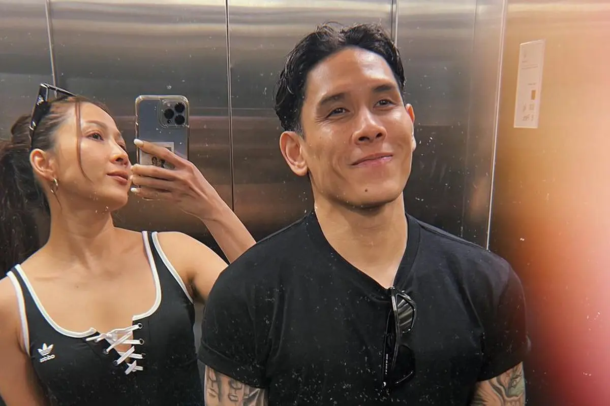Ganindra Bimo dan Andrea Dian jajal makanan khas Bandung (Instagram/andreadianbimo)