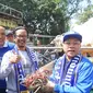 Ketua MPR RI Zulkifli Hasan siap patungan untuk Persib Bandung yang dijatuhi denda Rp 50 juta oleh Komisi Disiplin PSSI karena aksi koreografi Save Rohingya yang dilakukan bobotoh. (Putu Merta Surya Putra)