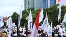 Sidang dugaan kasus penistaan agama Gubernur nonaktif DKI Jakarta Basuki Tjahaja Purnama alias Ahok kembali di gelar pada Selasa (27/12/2016). Sidang itu juga dihadiri oleh Front Pembela Islam (FPI). (Adrian Putra/Bintang.com)