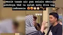 Tak hanya kepada Aaliyah, Reza juga memberikan suapan kue ultahnya kepada calon menantunya. Thariq yang ikut memberikan kejutan pun tampak malu-malu menerima suapan dari calon ibu mertuanya. Selain itu, Aaliyah juga mengungkapkan rasa cintanya kepada wanita yang melahirkannya itu. Ia janji akan selalu menjadi garda terdepan untuk sang ibunda. (Liputan6.com/IG/@rezaartameviaofficial)