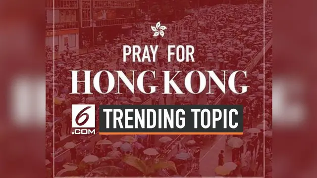 VIDEO: Insiden Penyerangan, #PrayForHongkong Jadi Trending Topic