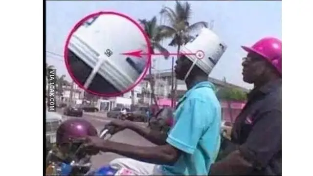 6 Modifikasi Helm Ini Bentuknya Nyeleneh Bikin Geleng Kepala