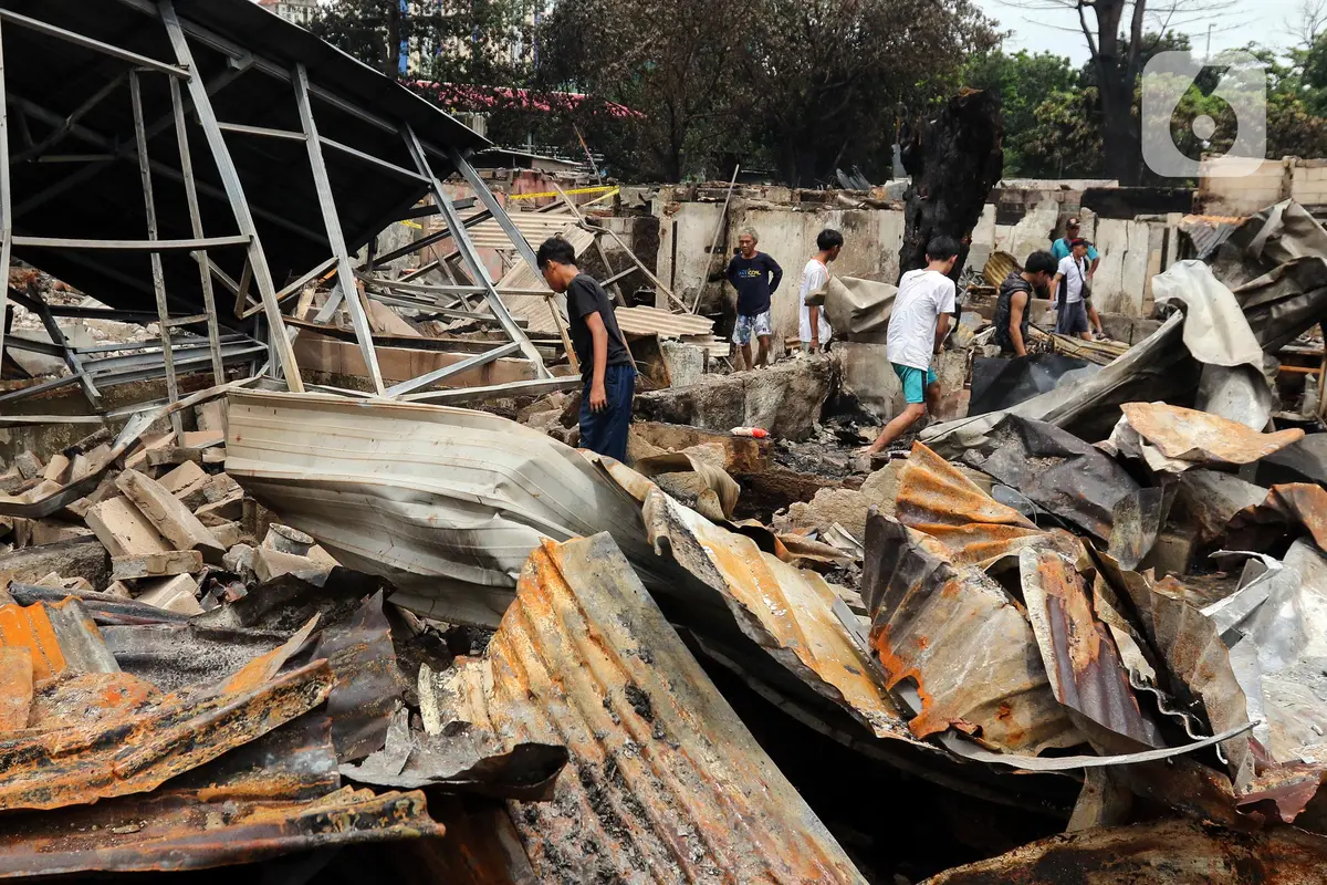 543 Rumah Hangus Terbakar dan 1.797 Orang Mengungsi Imbas Kebakaran di Kemayoran Gempol