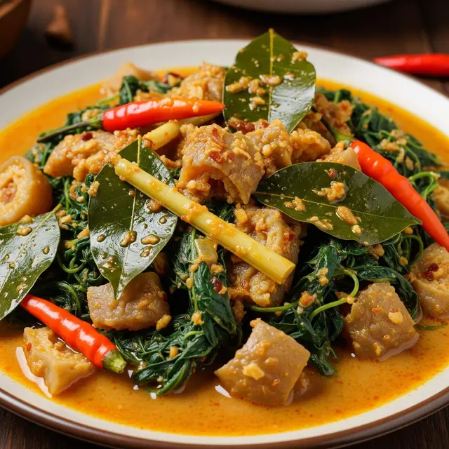 Resep Daun Singkong