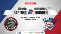 Jadwal NBA, Toronto Raptors Vs Oklahoma City Thunder. (Bola.com/Dody Iryawan)