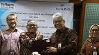 PT. Bank Pembangunan Daerah Jawa Barat & Banten, Tbk (bank bjb) melaksanakan Penandatangan kerjasama dengan Universitas Telkom pada Senin (16/09/2019).