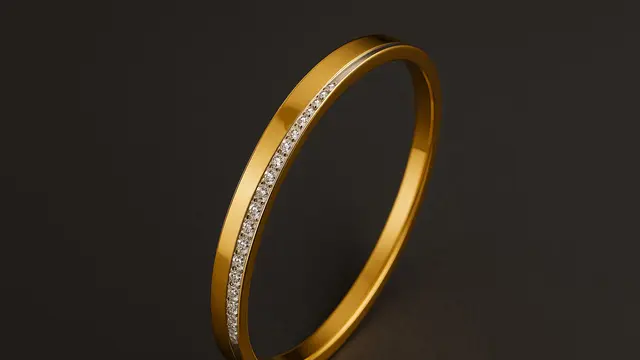 8 Model Gelang Emas dengan Zircon 24 Karat, Berkilau Mewah dan Elegan untuk Semua Acara