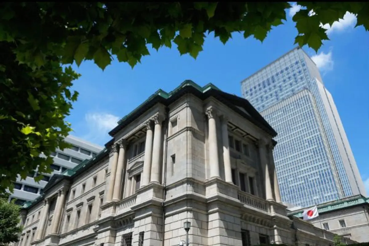 Kantor pusat Bank of Japan di Tokyo, Jepang. (Foto: Shuji Kajiyama, file/AP)