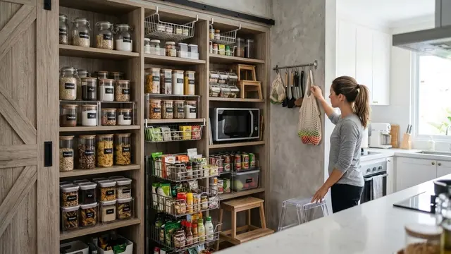 Desain Pantry Mini untuk Rumah Tanpa Ruang Khusus/AI Generated