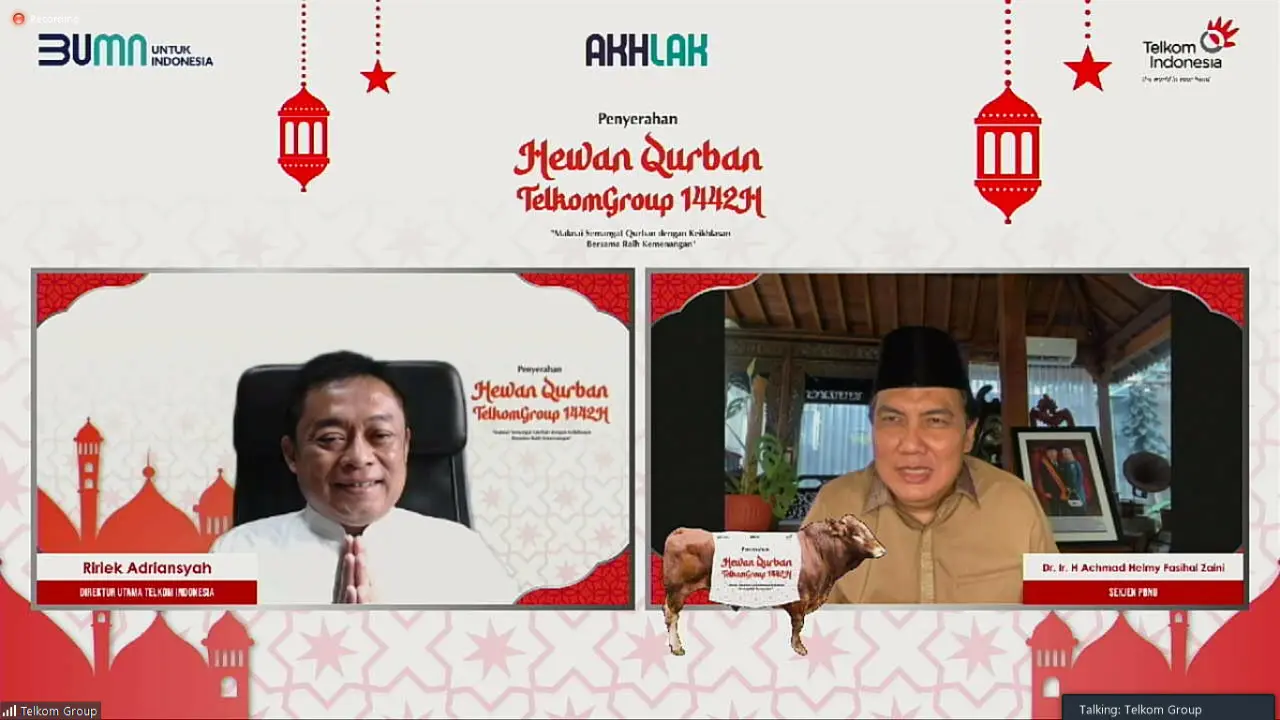 Maknai Semangat Idul Adha 1442 H, TelkomGroup Salurkan 868 Hewan Kurban ke Seluruh Indonesia