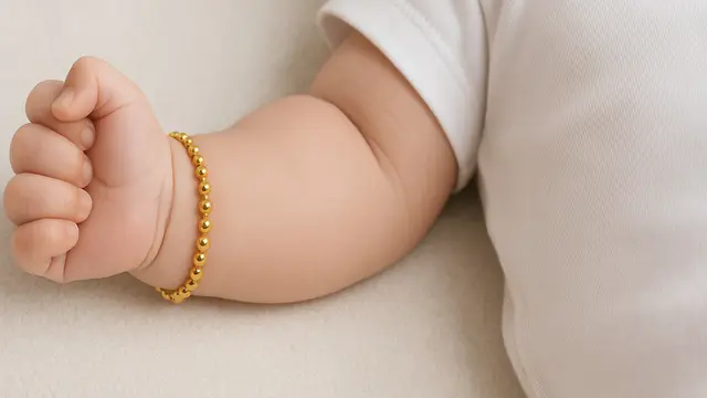 Model Gelang Emas Bayi 1 Gram/Ilustrasi gambar oleh AI