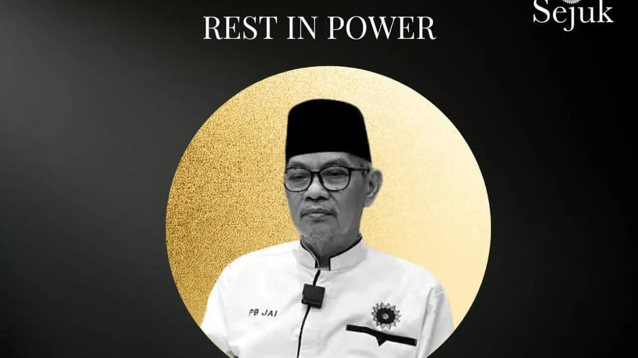 Ucapan belasungkawa SEJUK atas meninggalnya Amir Nasional Jemaat Ahmadiyah Indonesia (JAI) Maulana Haji Abdul Basit Syahid. (@kabarsejuk)