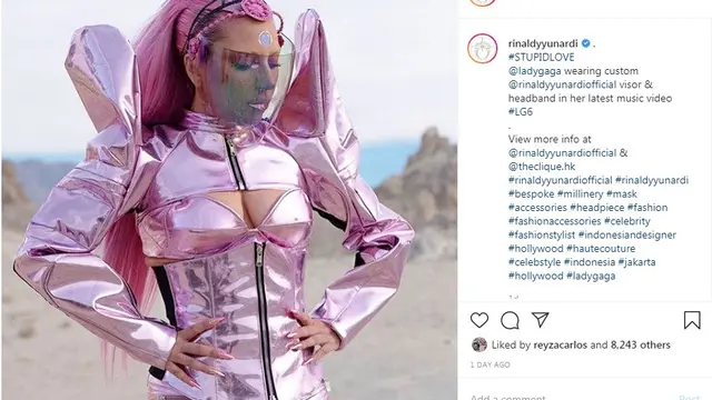 Lady Gaga (Foto: Instagram/@rinaldyyunardi)