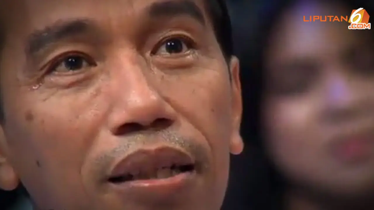 Jokowi Menangis