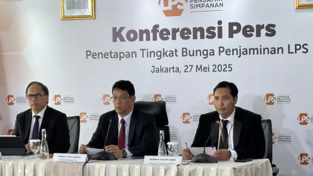 Konferensi pers LPS di kantor LPS Jakarta, Selasa (27/5/2025). (Foto: Liputan6.com/Tira Santia)