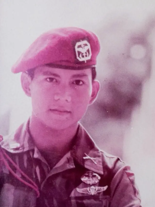 Potret lawas Prabowo Subianto. (Foto: Dok. Instagram @melly_goeslaw)