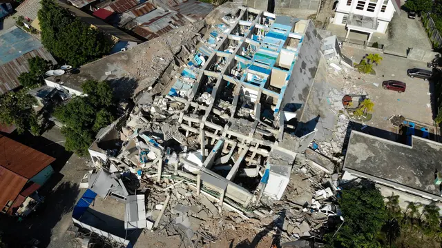 Pandangan Udara Kota Palu Usai Dilanda Gempa dan Tsunami