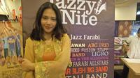 Diah Ayu Lestari usai manggung di Blok M Plaza, Jakarta, Jumat (9/9/2016)