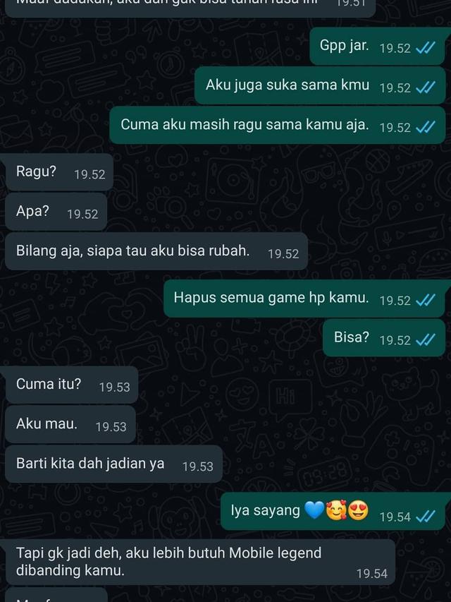 6 Chat Gagal Pacaran dengan Gebetan Ini Kocak, Ada Masalah dengan Weton
