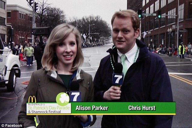 Alison dan Chris saat membawakan berita bersama |copyright dailymail.co.uk/Facebook
