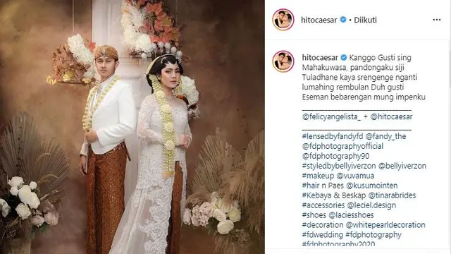Unggahan Immanuel Caesar Hito. (Instagram @hitocaesar)