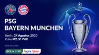 Liga Champions 2019-2020: PSG vs Bayern Munchen. (Bola.com/Dody Iryawan)
