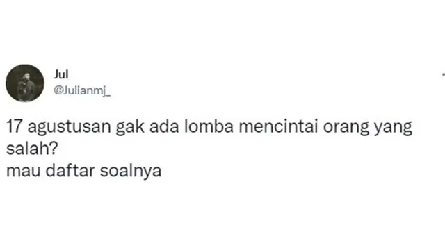 6 Tweet Netizen Soal Plesetan Lomba 17 Agustus Ini Bikin Geleng Kepala