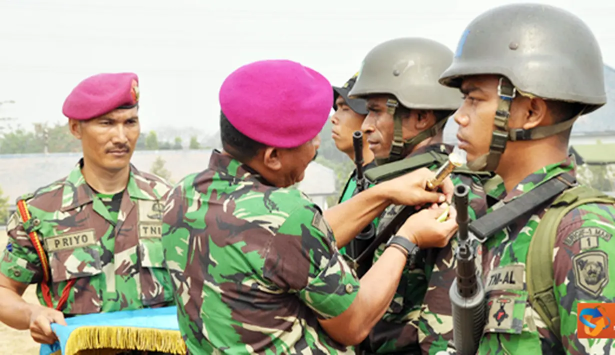 Citizen6, Surabaya: Acara ini dihadiri oleh Komandan Pasmar-1 Brigjen TNI (Mar) A. Faridz Washington, Danlanmar Sby Kolonel Marinir Yuliandar dan para Asisten Kaspasmar-1 serta para Dankolak Satlak Pasmar-1. (Pengirim: Diyat Akmal)