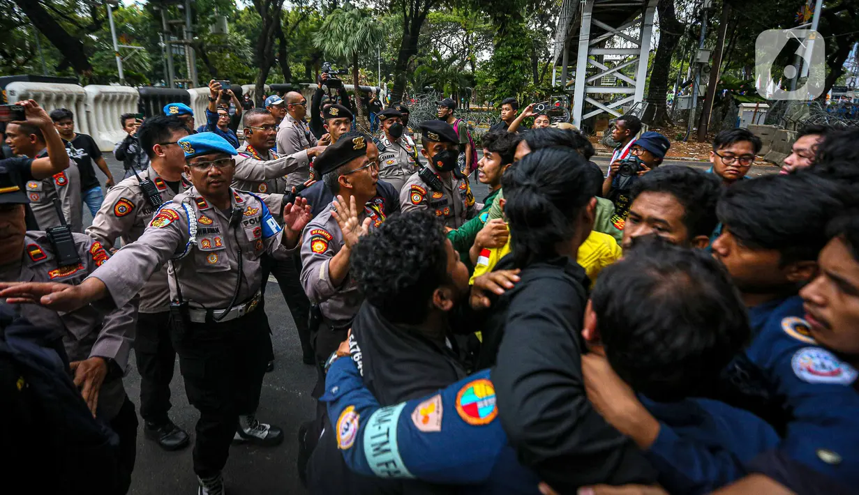 Aksi sempat memanas, namun tetap terkendali. (Liputan6.com/Faizal Fanani)