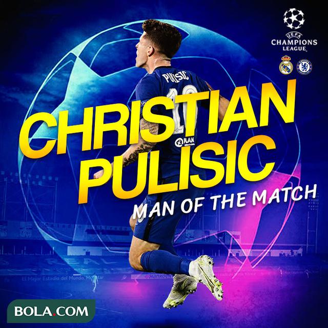 Berita Infografis - Man Of The Match Christian Pulisic