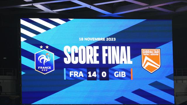 Foto: Kylian Mbappe dan Olivier Giroud Gacor, Timnas Prancis Lumat Gibraltar 14 Gol Tanpa Balas di Kualifikasi Euro 2024