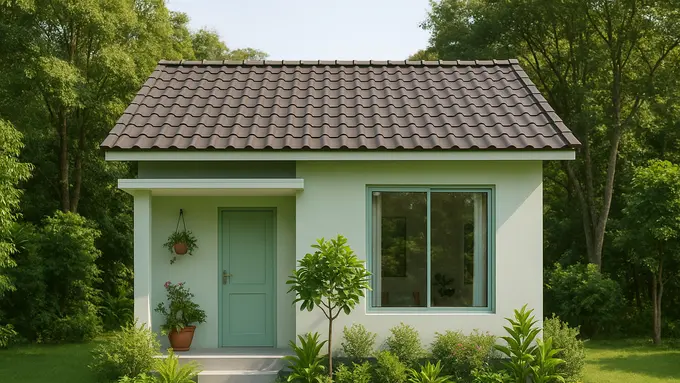 Gambar Rumah Sederhana Ukuran 6x9 di Kampung, Padukan Keindahan dan Fungsionalitas (Foto: ChatGPT)