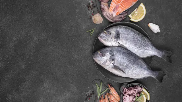 Ilustrasi daging ikan