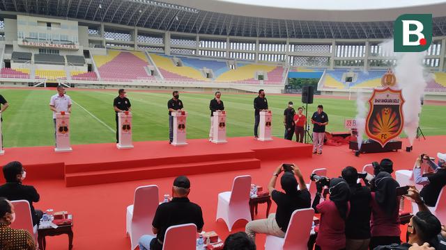 Seremonial launching homebase baru Bhayangkara Solo FC