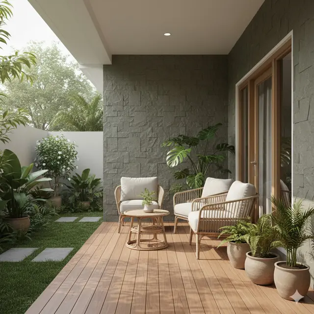 Model Teras Belakang Rumah yang Bikin Betah Populer 2025