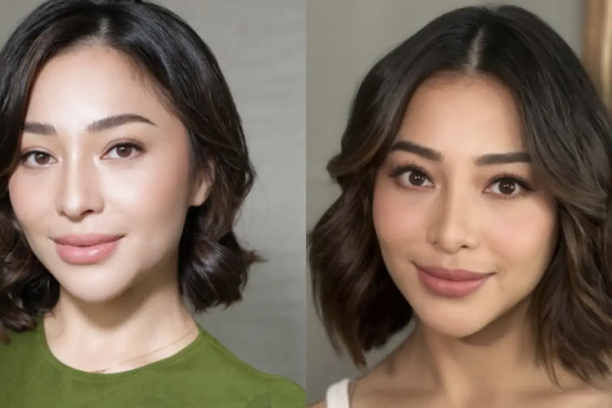 Tampilan Nikita Willy dengan potongan rambut pendek