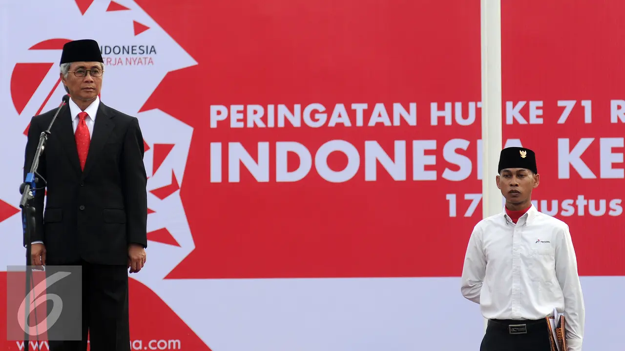 20160817- Ratusan Karyawan BUMN Lakukan Upacara HUT RI di Terminal BBM Manokwari- Helmi Fithriansyah