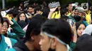 Para mahasiswa khawatir pemangkasan anggaran itu berdampak terhadap kemajuan perguruan tinggi. (Liputan6.com/Helmi Fithriansyah)
