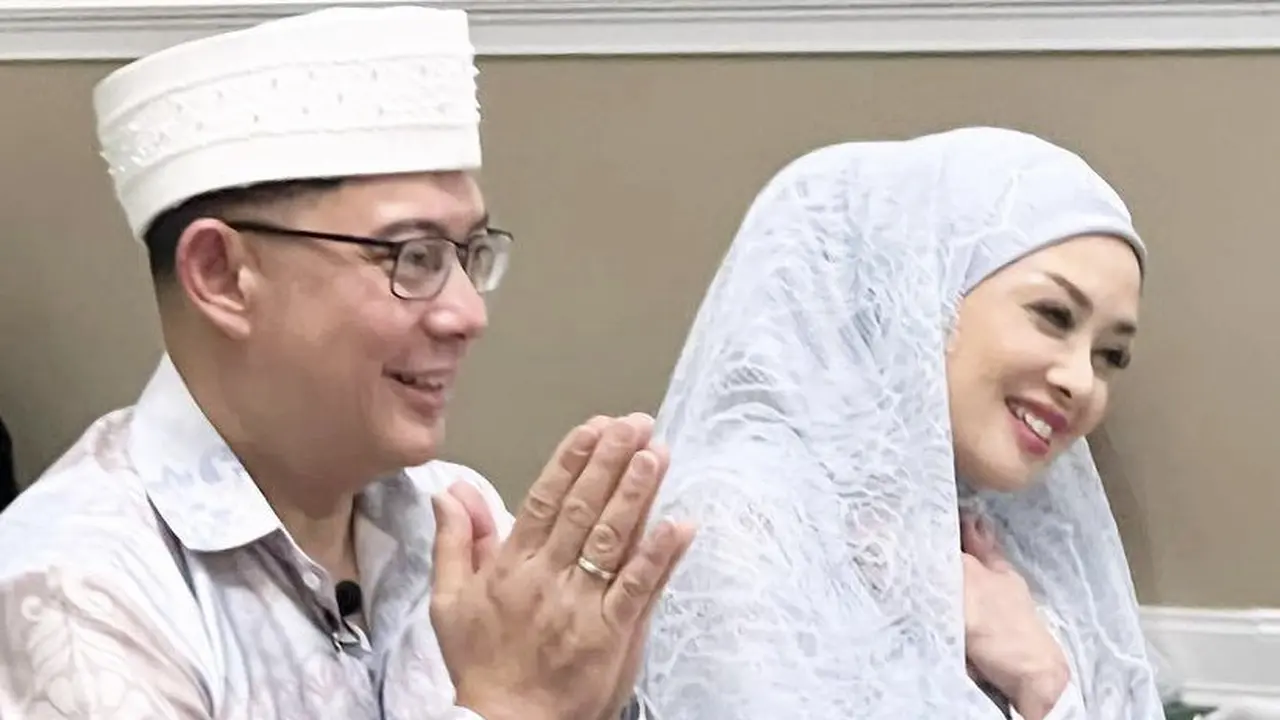 Terry Putri Pilih Gaun Pernikah Sederhana saat Akad Nikah di Amerika Serikat