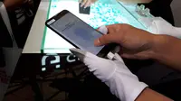 Pertama di Dunia, Vivo Resmi Perkenalkan Pemindai Sidik Jari pada Layar Smartphone. Liputan6.com/Agustinus Mario Damar 