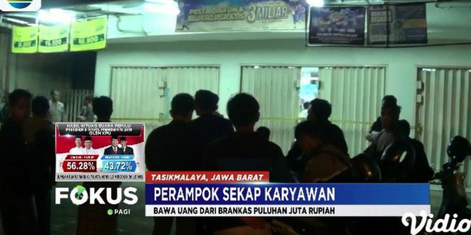 Minimarket di Tasikmalaya Disatroni Perampok Bersenjata Api, 3 Karyawan Syok