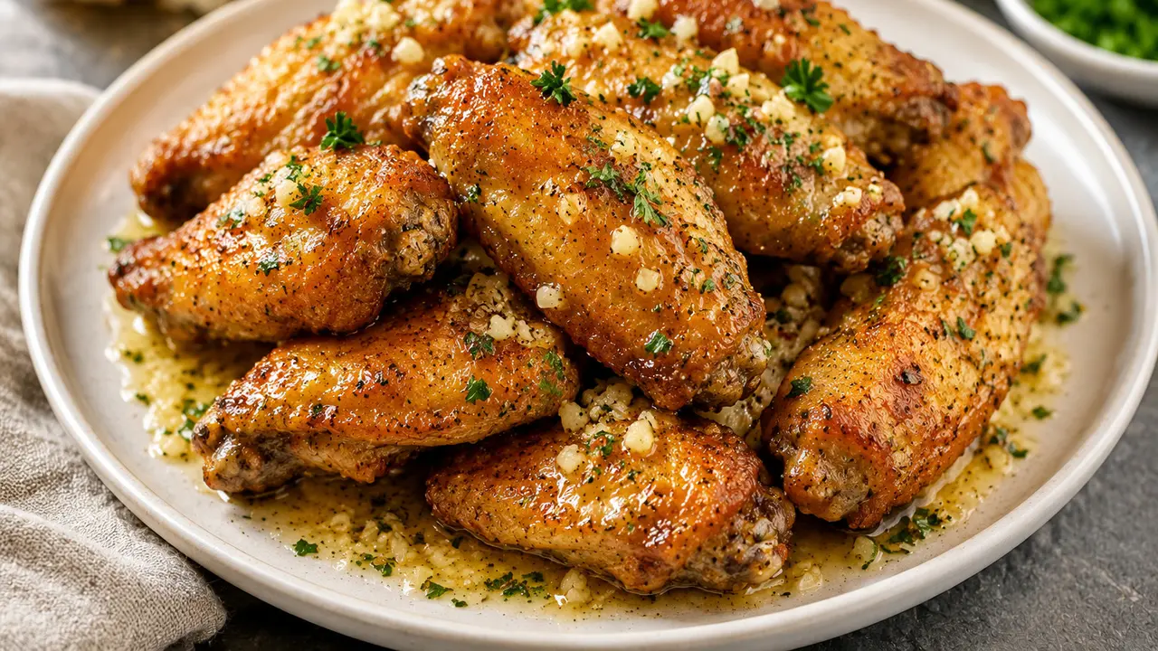 Garlic Butter Chicken Wings