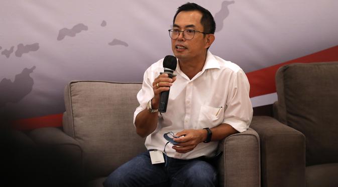 <p>Perwakilan Pricewaterhouse Coopers (PwC) Lok Budianto menyatakan pihaknya mendukung Piala Presiden 2022. Kejuaraan bulu tangkis ini akan berlangsung&nbsp;di GOR Nanggala, Cijantung, Jakarta Timur, 1-6 Agustus. (foto: PBSI)</p>