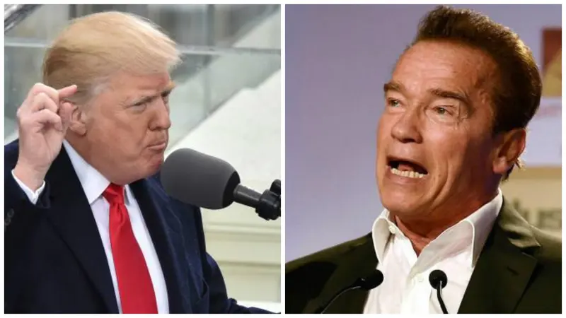Donald Trump dan Arnold Schwarzenegger
