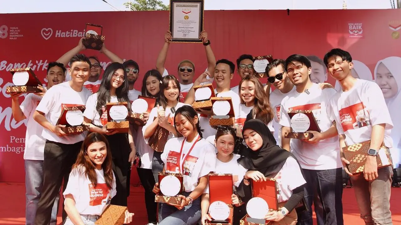 Menyambut HUT RI Ke-78, Yoriko Angeline Bergabung Dalam Event Memajukan Pendidikan Anak Bangsa