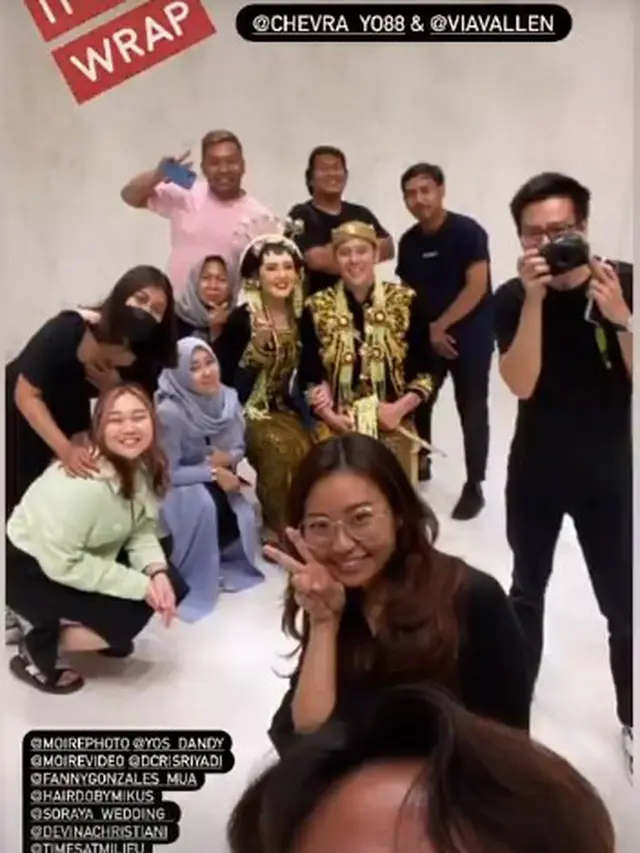 6 Potret Prewedding Via Vallen dan Chevra Yolandi dengan Adat Jawa, Banjir Pujian