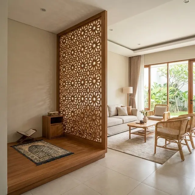 Desain Ruang Tamu Menyatu dengan Ruang Lain