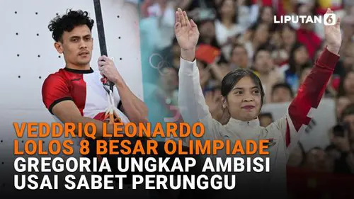 Veddriq Leonardo Lolos 8 Besar Olimpiade, Gregoria Ungkap Ambisi Usai Sabet Perunggu