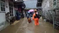 Ratusan rumah di Jember terendam banjir akibat meluapnya sungai Semangir dan Dinoyo (Istimewa)